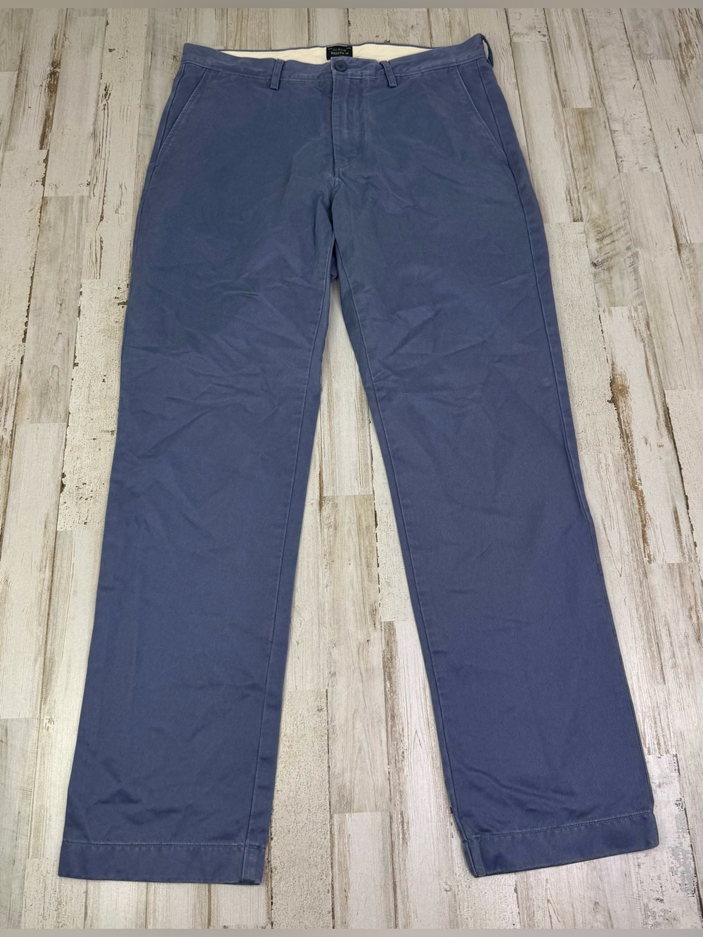 J Crew Broken In Chino Pants Mens 32x30 Blue Cotton Urban Slim